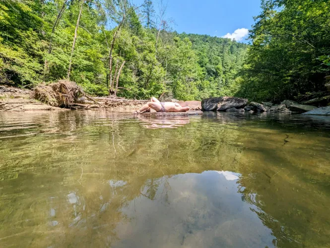 Way too hot for clothes by Here4fun04