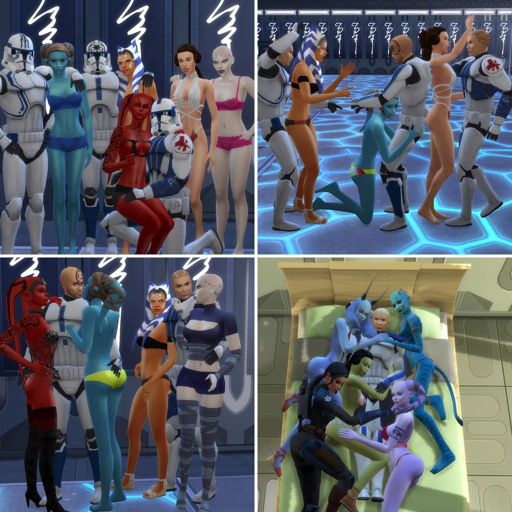 When Rex is away, the 501st comes out to play… [Sims 4] posted by dumpdumpdumpyy