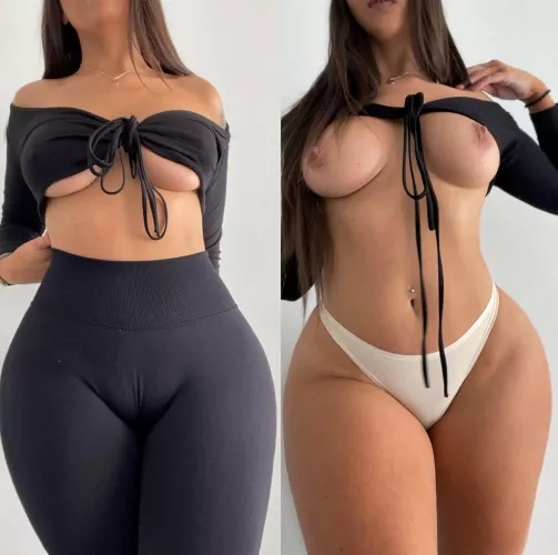 Yoga pants give me the cutest cameltoe  by HotWetHailey