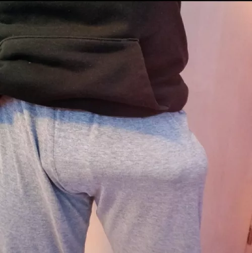 (19) Sweatpants were only made for big cocks. Chance my mind by Jayden0257