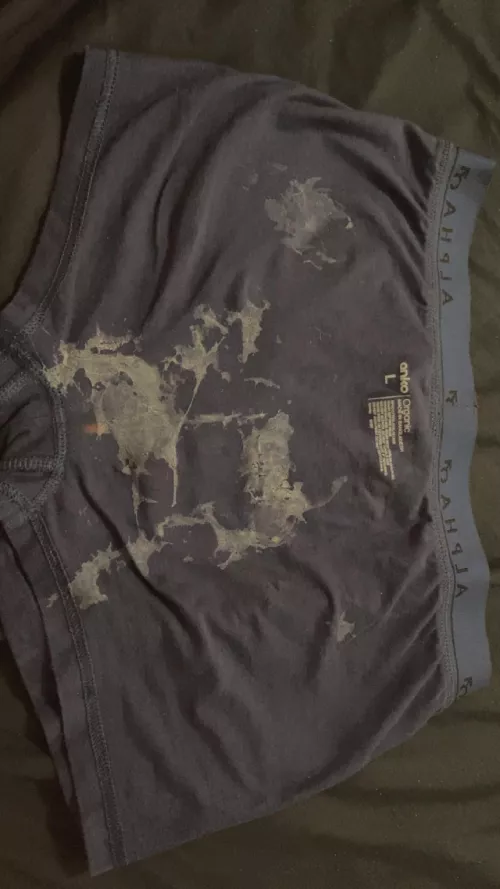 after being a cum dump the loads leaked in to these, definitely never washing gonna keep adding. by Zealousideal-End9154