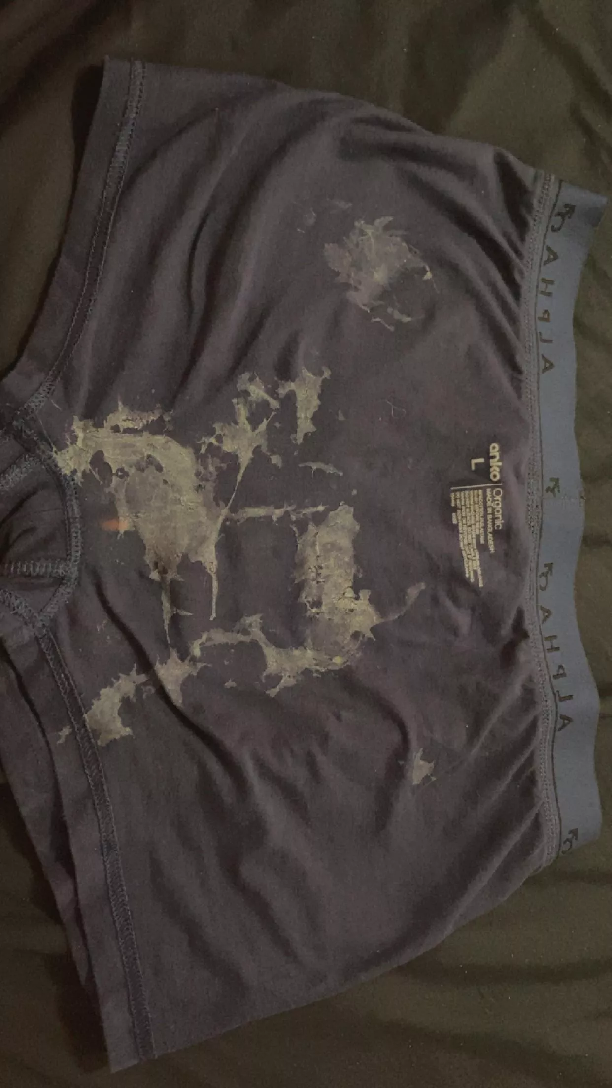 after being a cum dump the loads leaked in to these, definitely never washing gonna keep adding. posted by Zealousideal-End9154