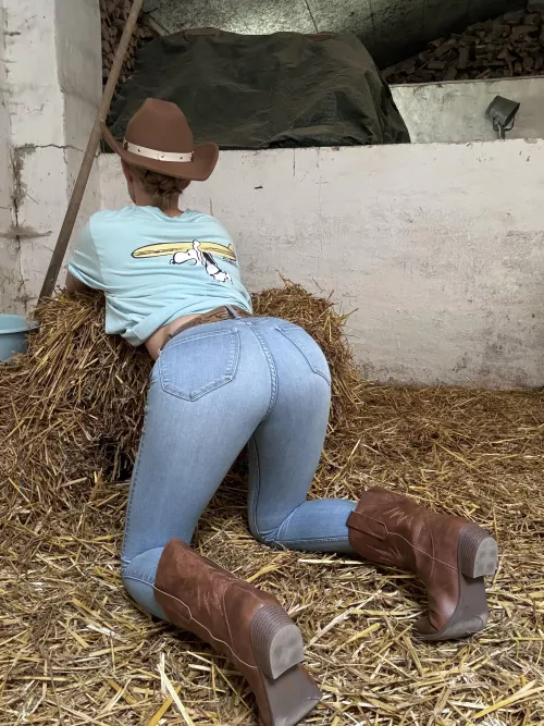 hay makes a good pillow by IndependentChannel48