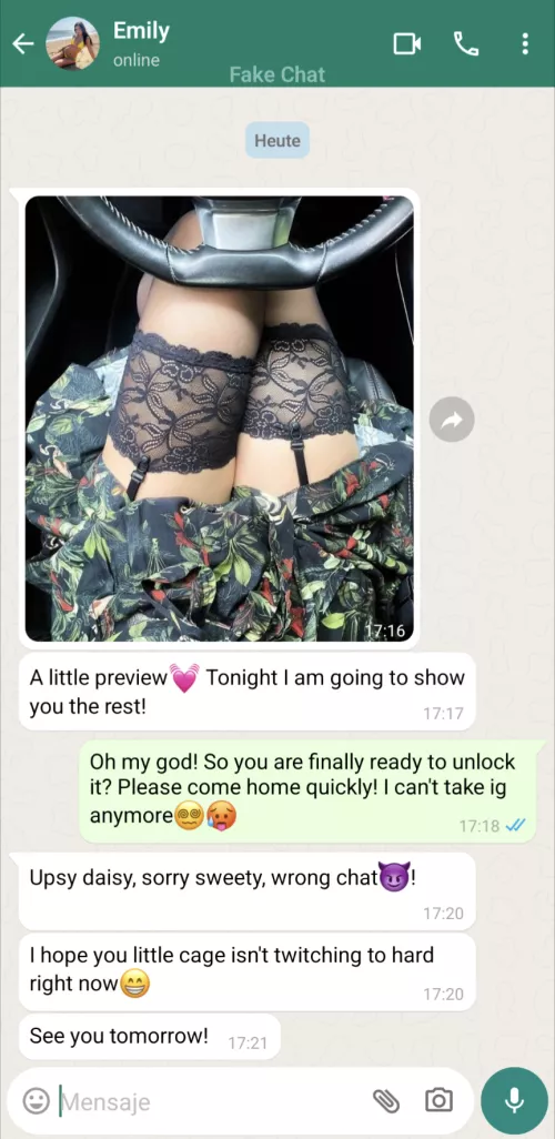 Message from my keyholder by New-Essay4764