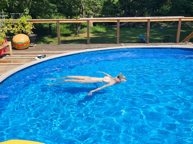 Pool days are the best!  by hotGAexhibitionist