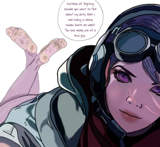 Samantha Maxis dirty feet (CallOfDuty) [VladcaMuszek]  by VladcaMuszek