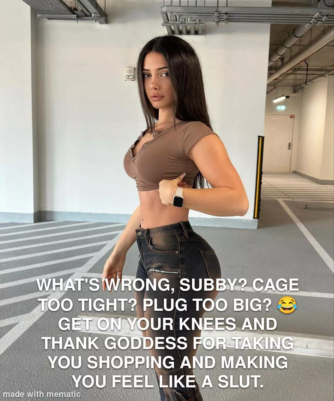 Shopping with goddess  posted by lockedslaveboy030