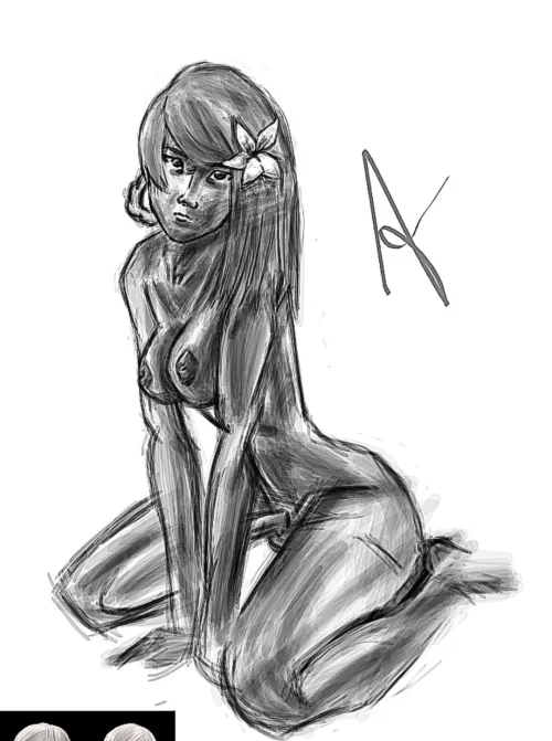 Sketch I Made of Kaine. Work in progress. :) My favorite female character in the series 😌 by QueenDee97