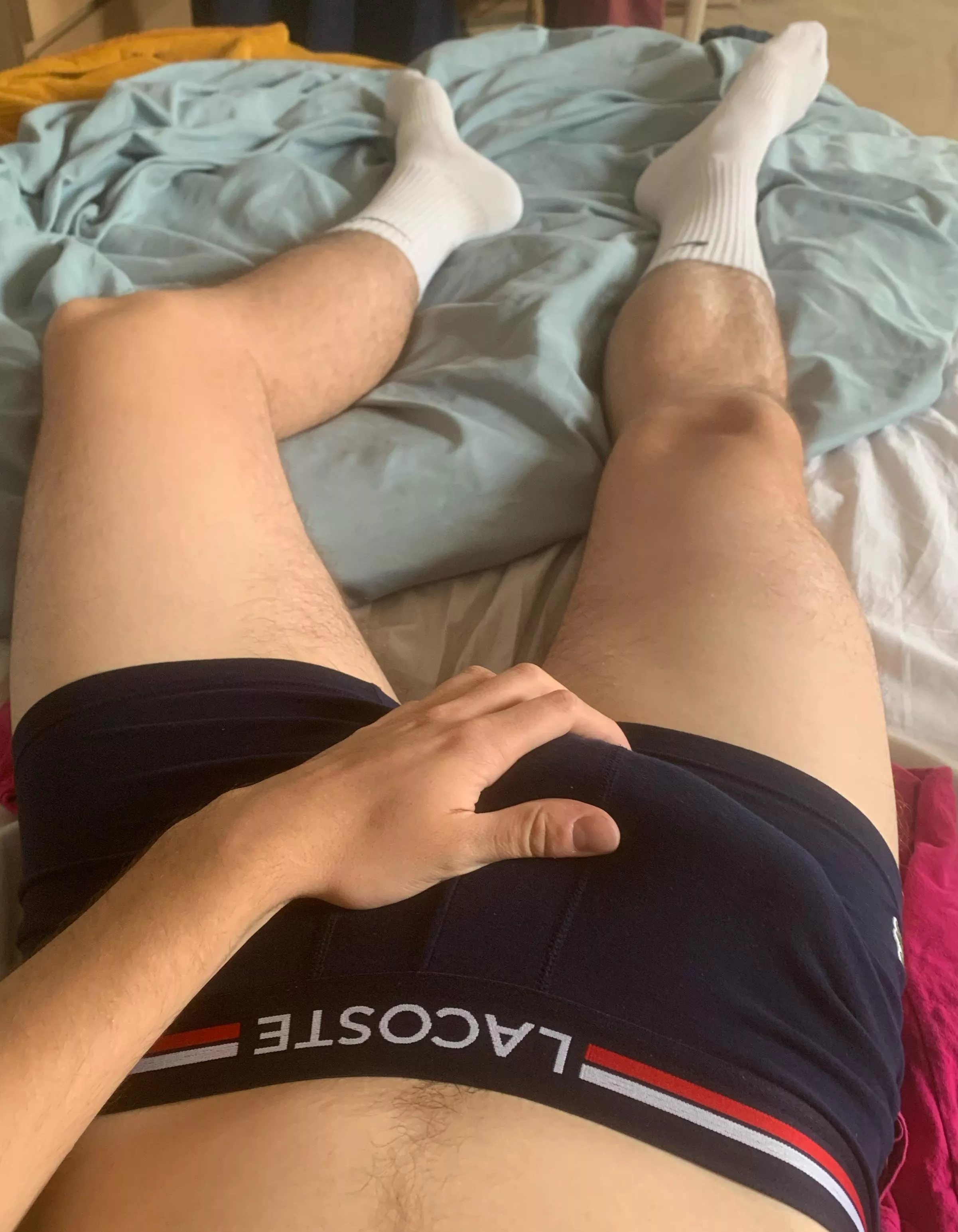 25 French, Hmu for a quick one, all age fit guys, boxer and socks ++ @lplisson2 posted by lplisson2