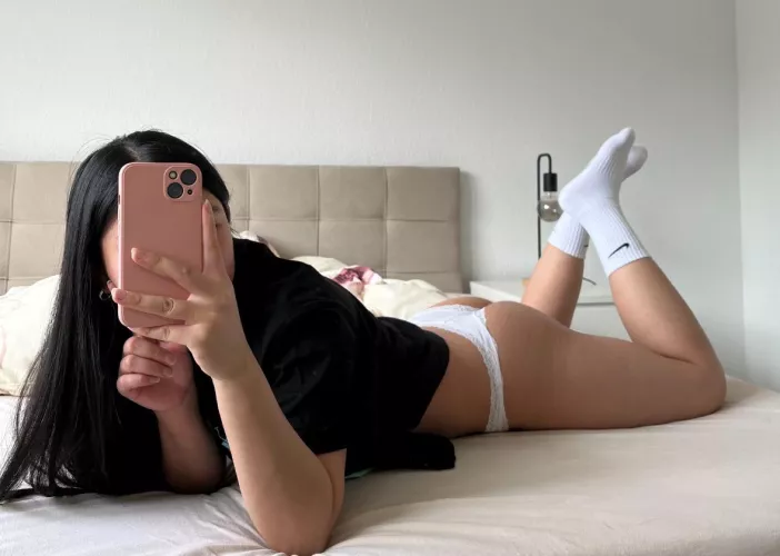 A plate serving peach’s cake 🍑  by Sad_Bat6485