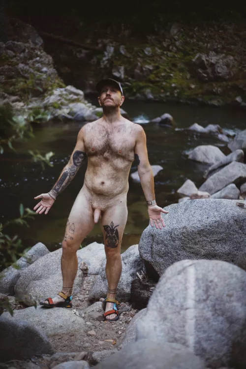 Gettin wet at Henry Cowell by theprimeprof