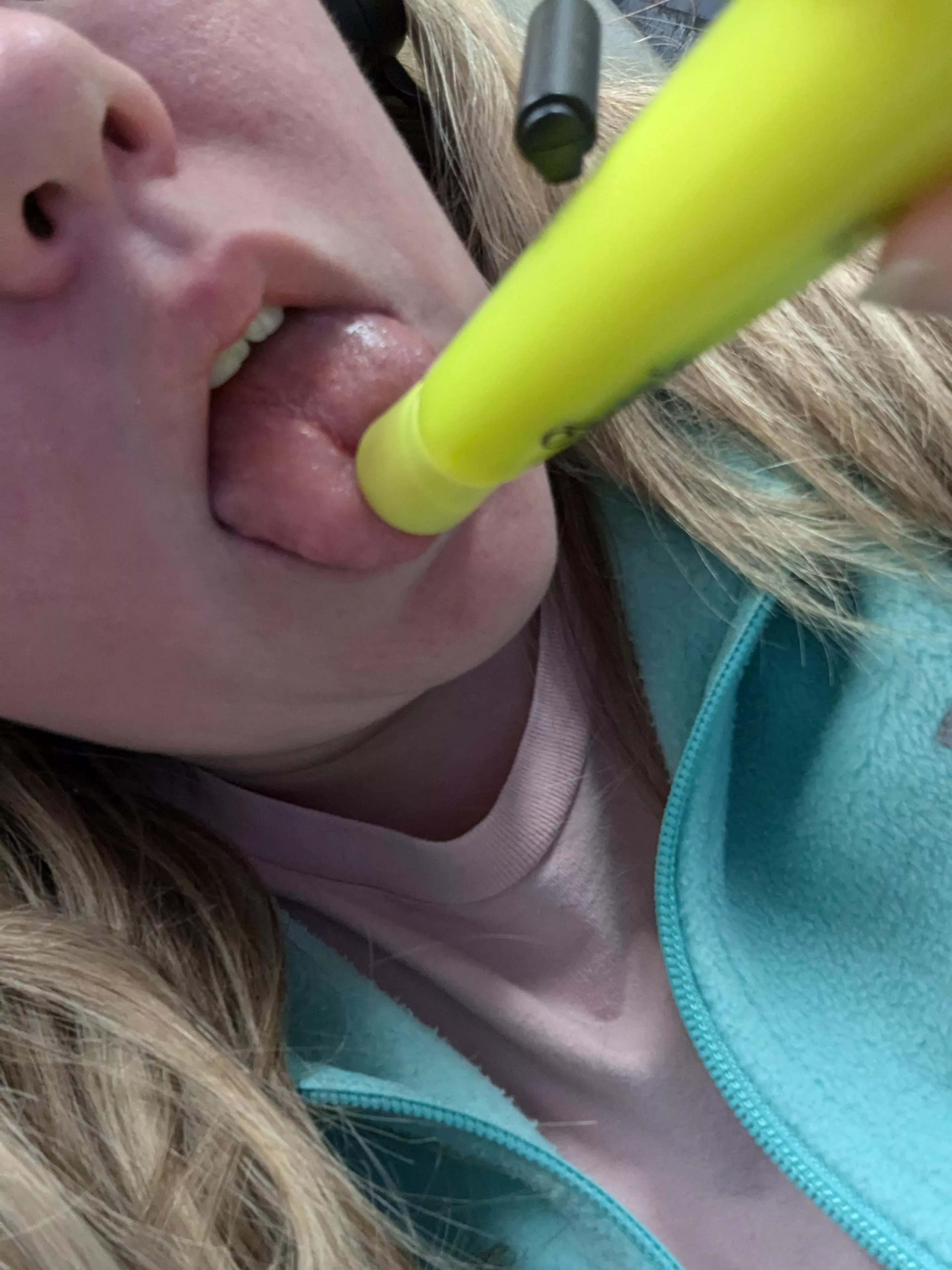 Just playing with the tip while stuck in meetings all day. Always practicing!😉 posted by FireballxxQueen