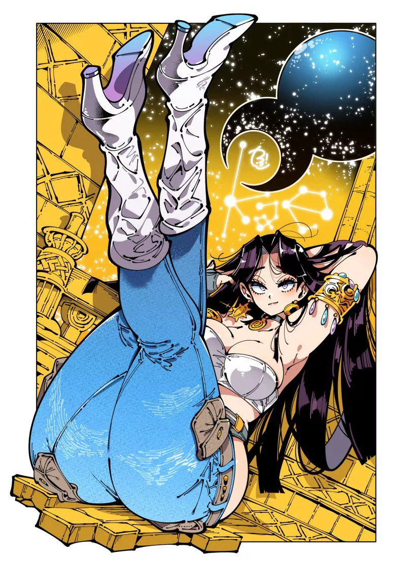 Kei with her legs up posted by LafterMastr