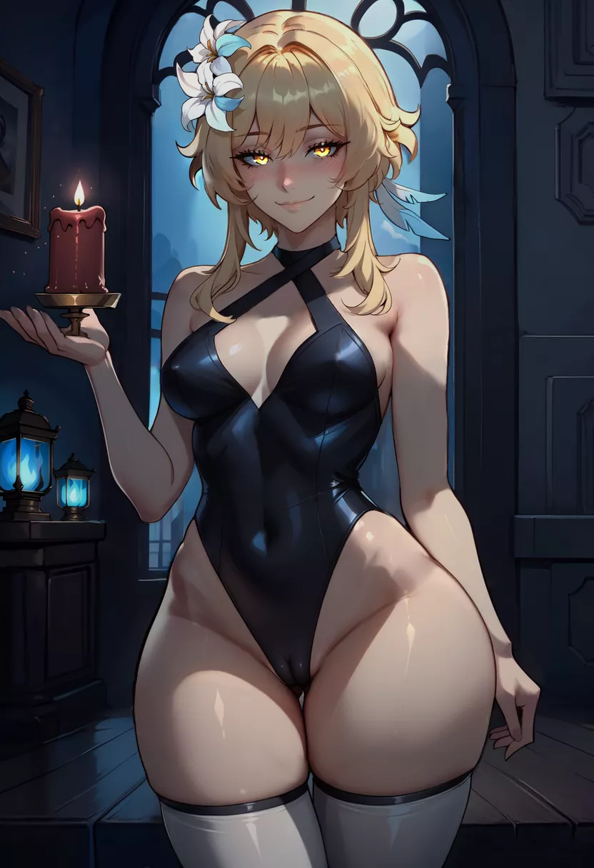 A night with Lumine [Genshin Impact|AI] posted by Hikkaria_Sweet