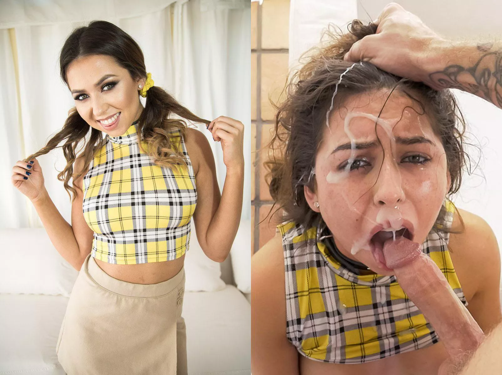 Before & after Melissa Moore  posted by ariloveeuk69