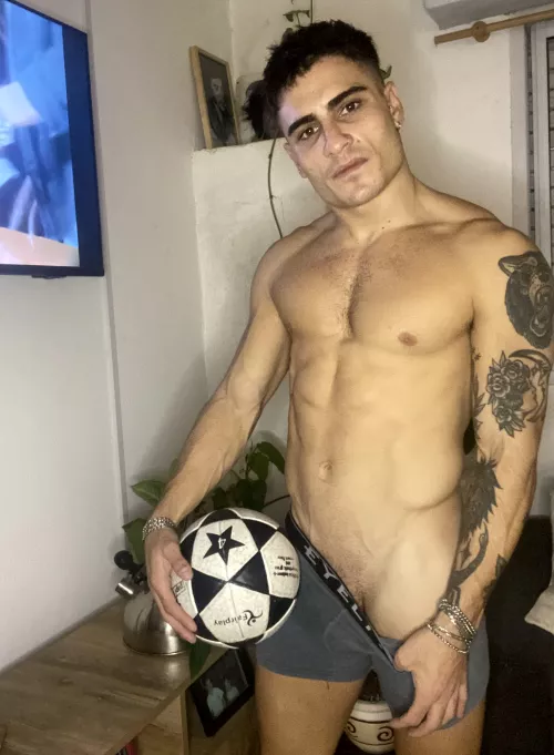 Do you think my soccer shorts are jealous of these boxers?  by OliverKinggxoxo