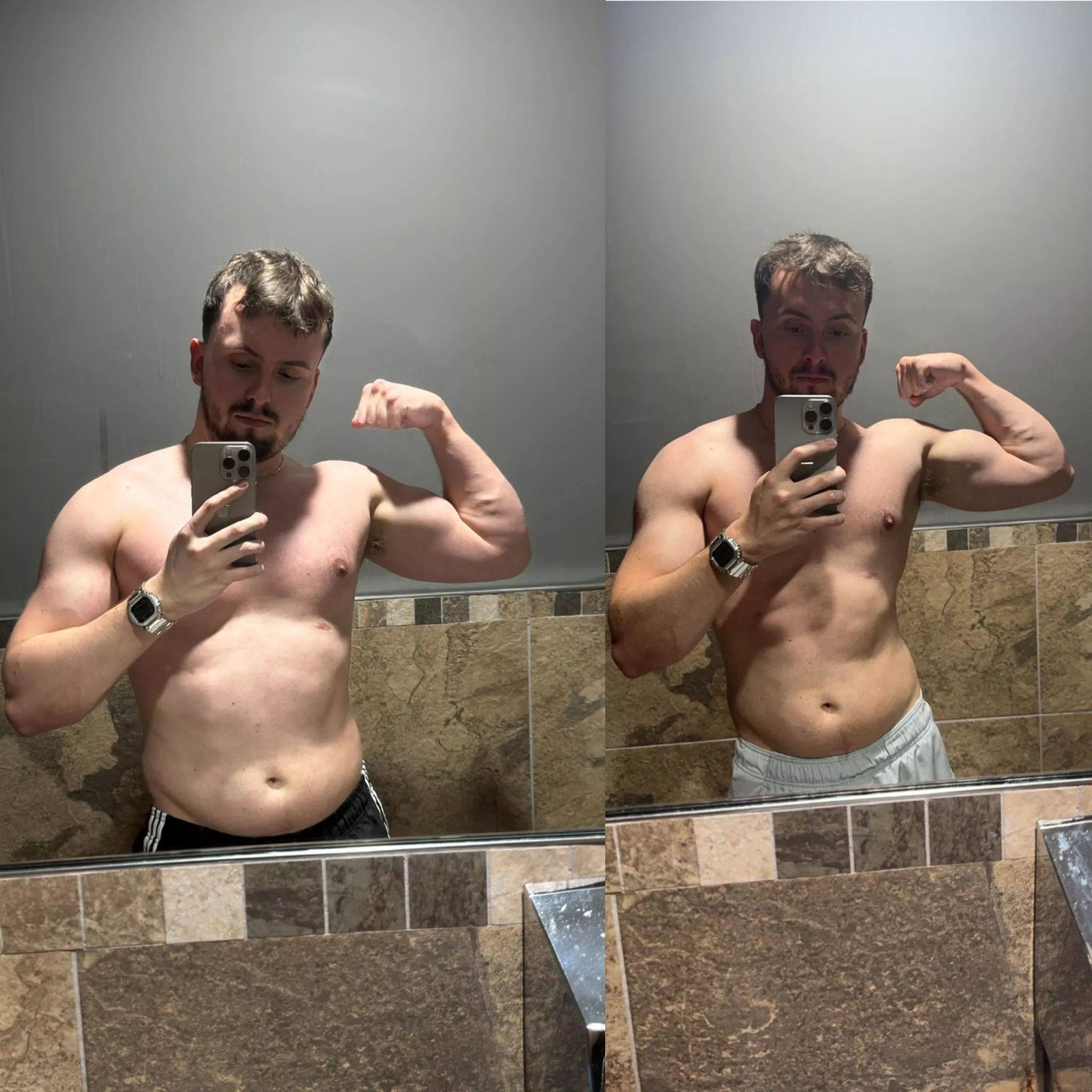 Feb to now. Feeling a bit less reflective 😆 posted by loner0803