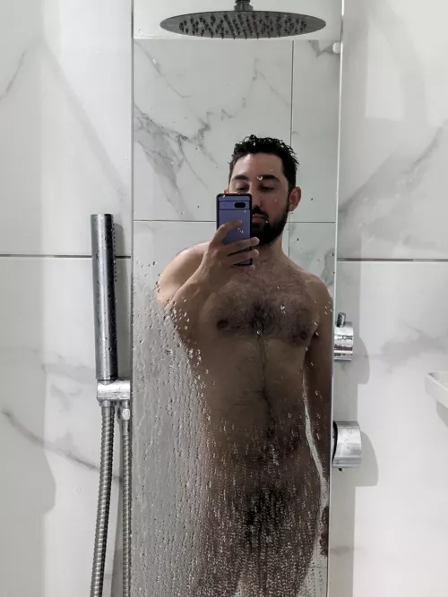 Freshly showered good boy  by CrescentLune