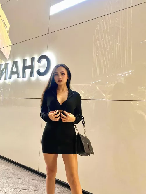 how do you like my tight black dress by No_Incident4004