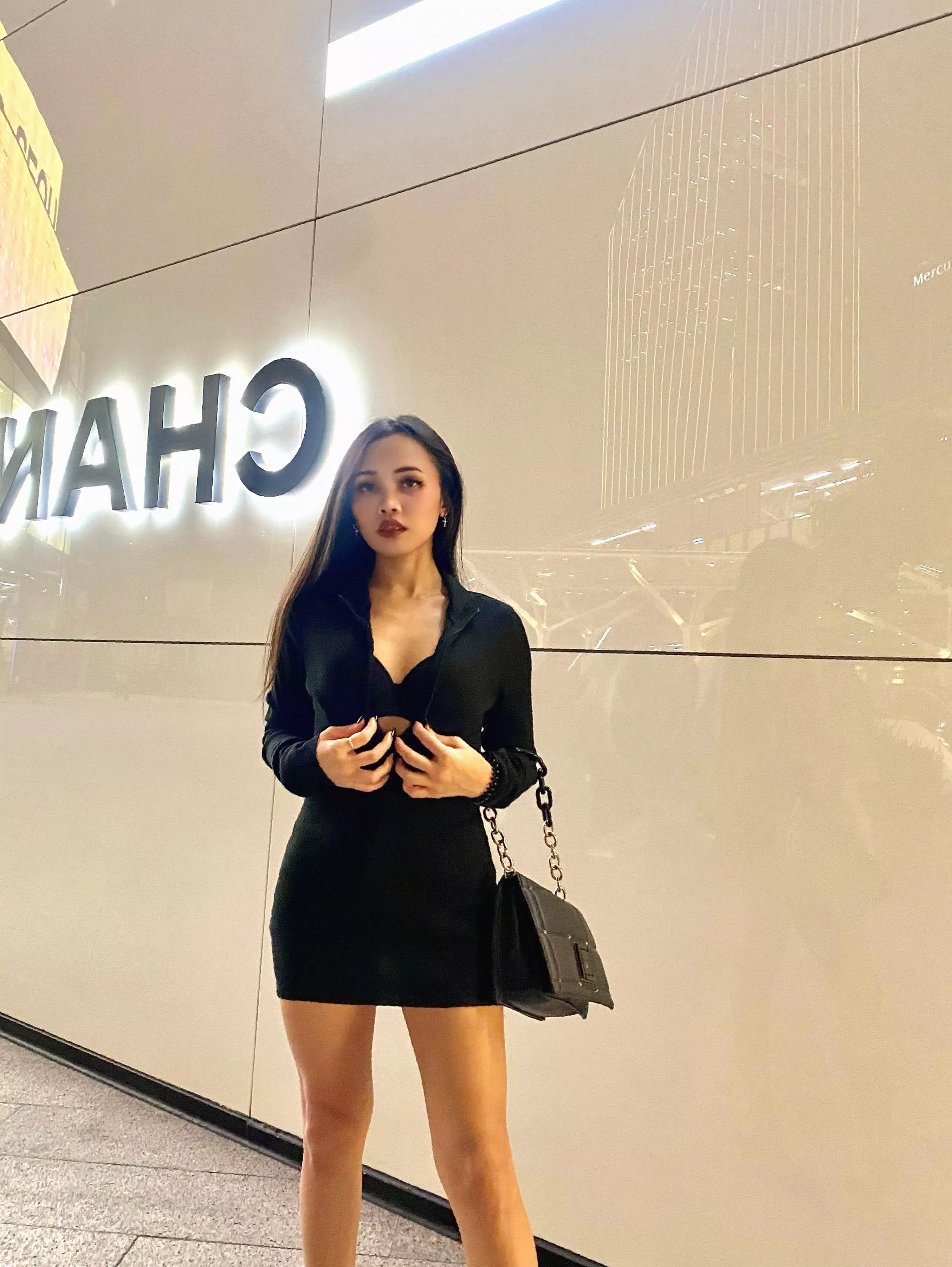 how do you like my tight black dress posted by No_Incident4004