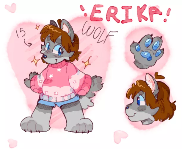 Made new ref for my oc , what do you think  by onixile15