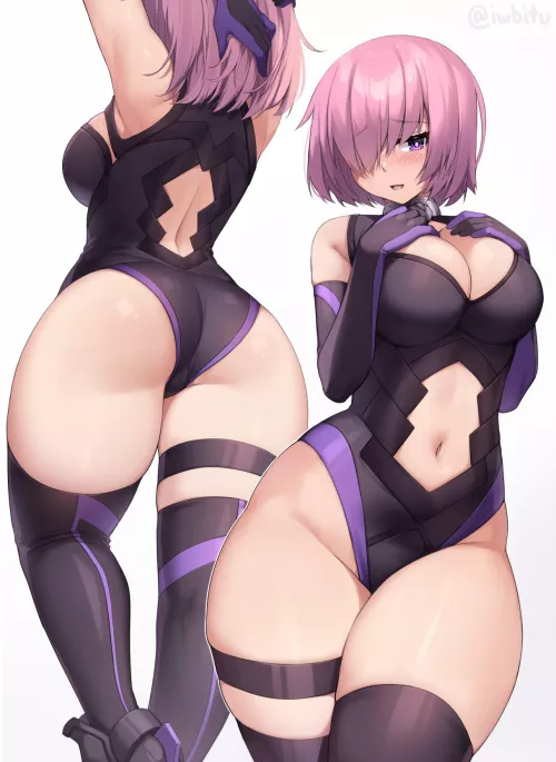 Mashu has thick thighs by Ilovethesewers