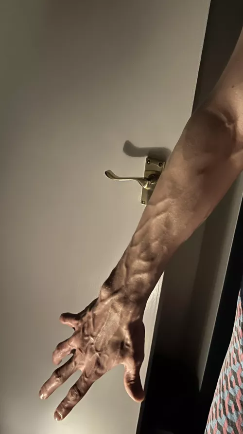 Massage therapist of 3yrs. This is just from cooking dinner. You should see my veins after 6hrs of massage! by Active-Sweet-9405