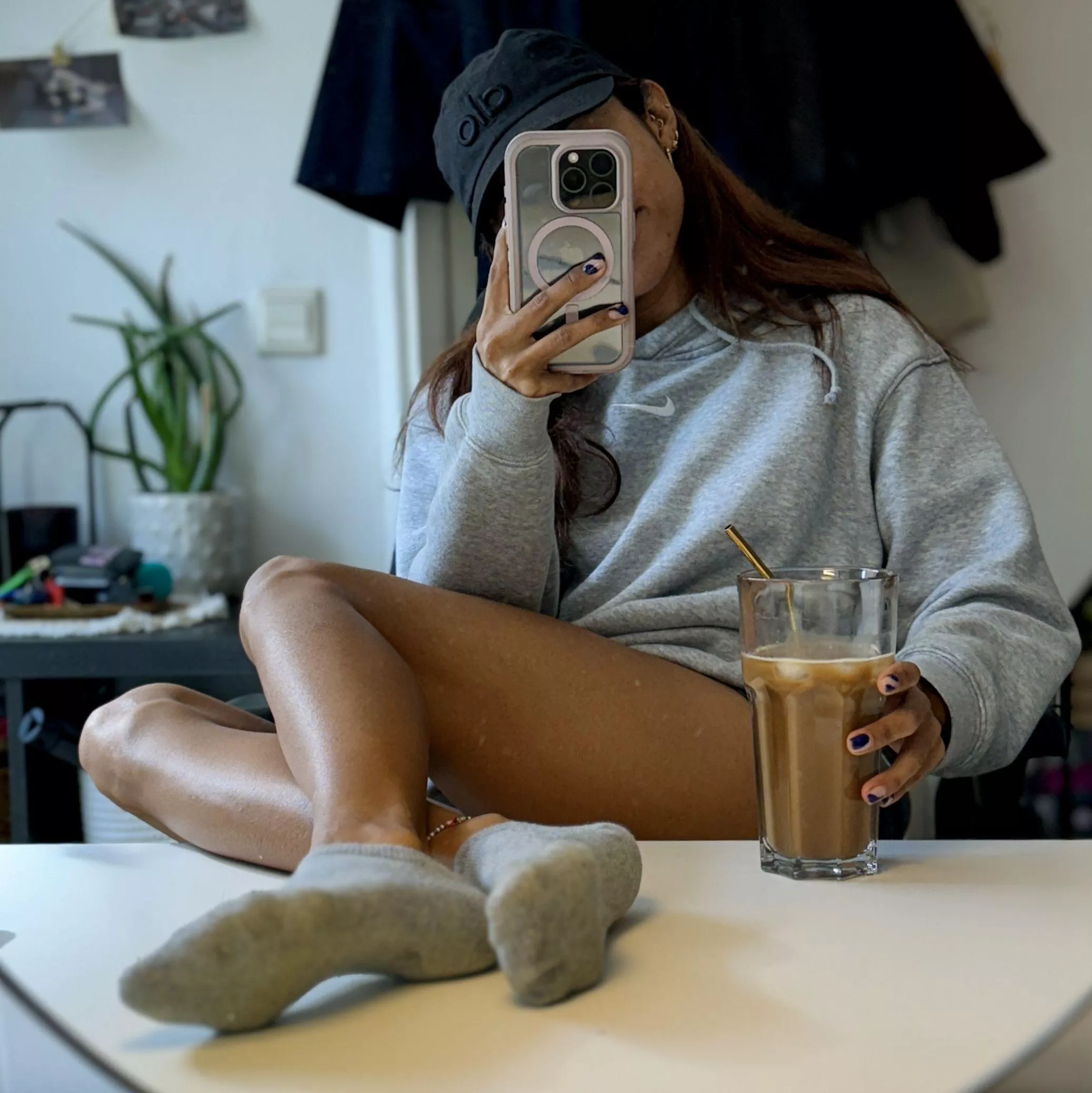 My dirty socks are your morning coffee 😈 posted by isa_stillsinning