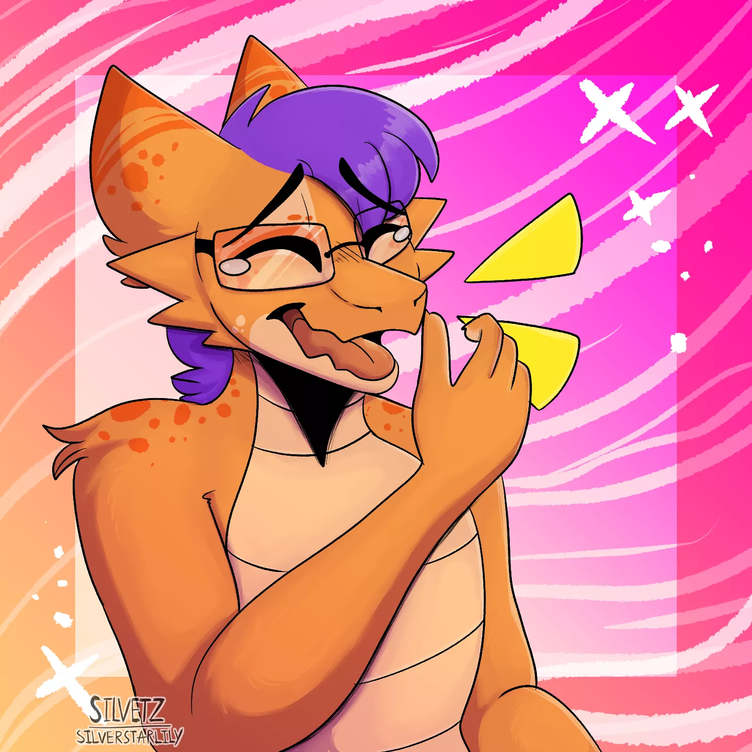 Whats so funny? [art by me] posted by Silverstarlily