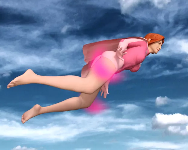 Atom Eve likes to fly barefoot and feel the wind between her toes [Invincible] (SoleMann) by SoleMann_