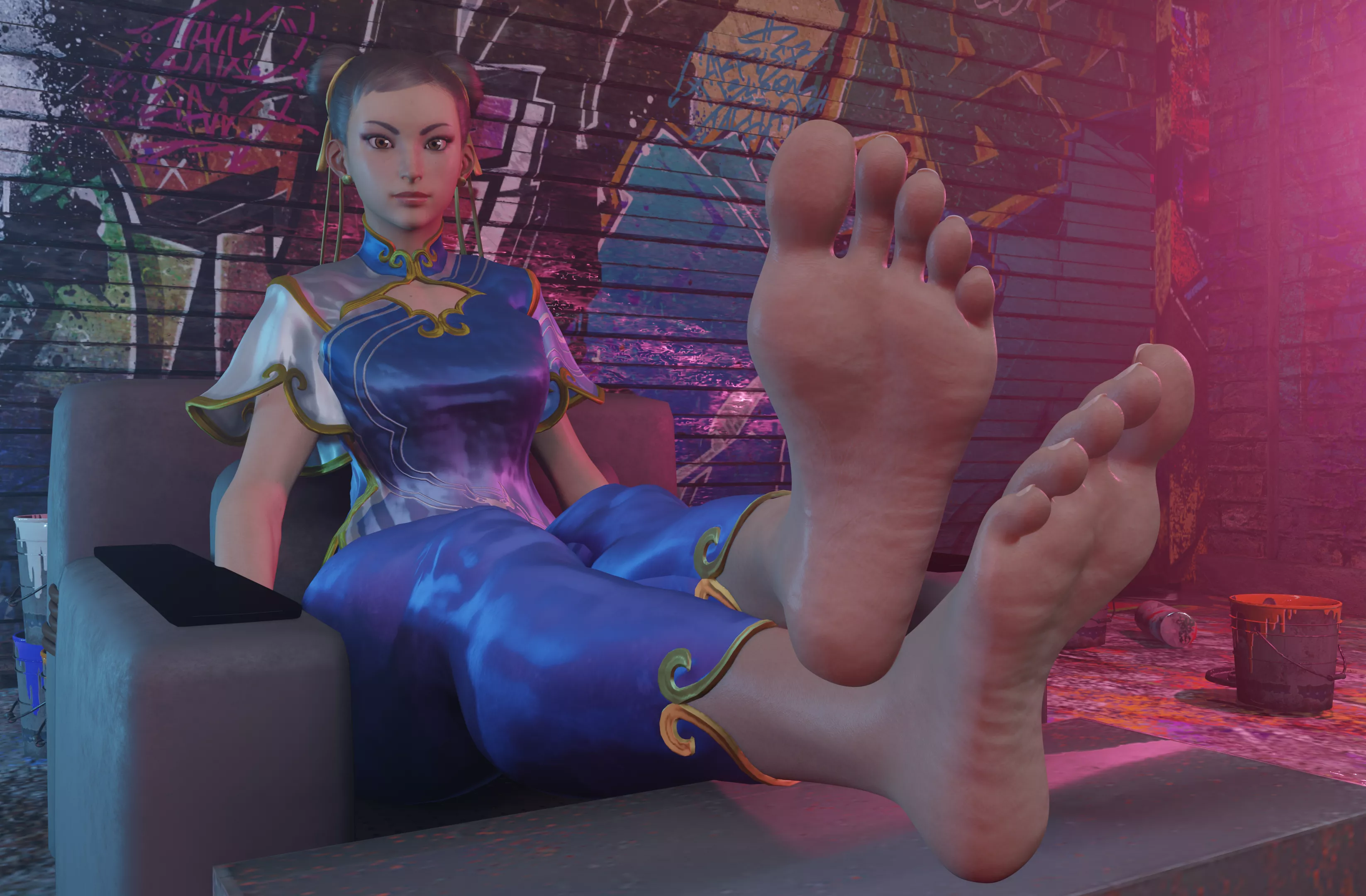 Chun Li (Street Fighter 6) [Artist: SlimePope] posted by ComaOfSouls