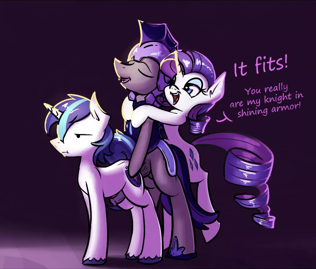 Knight in Shining Armor (artist:ponegranate) posted by PonyClopAccount