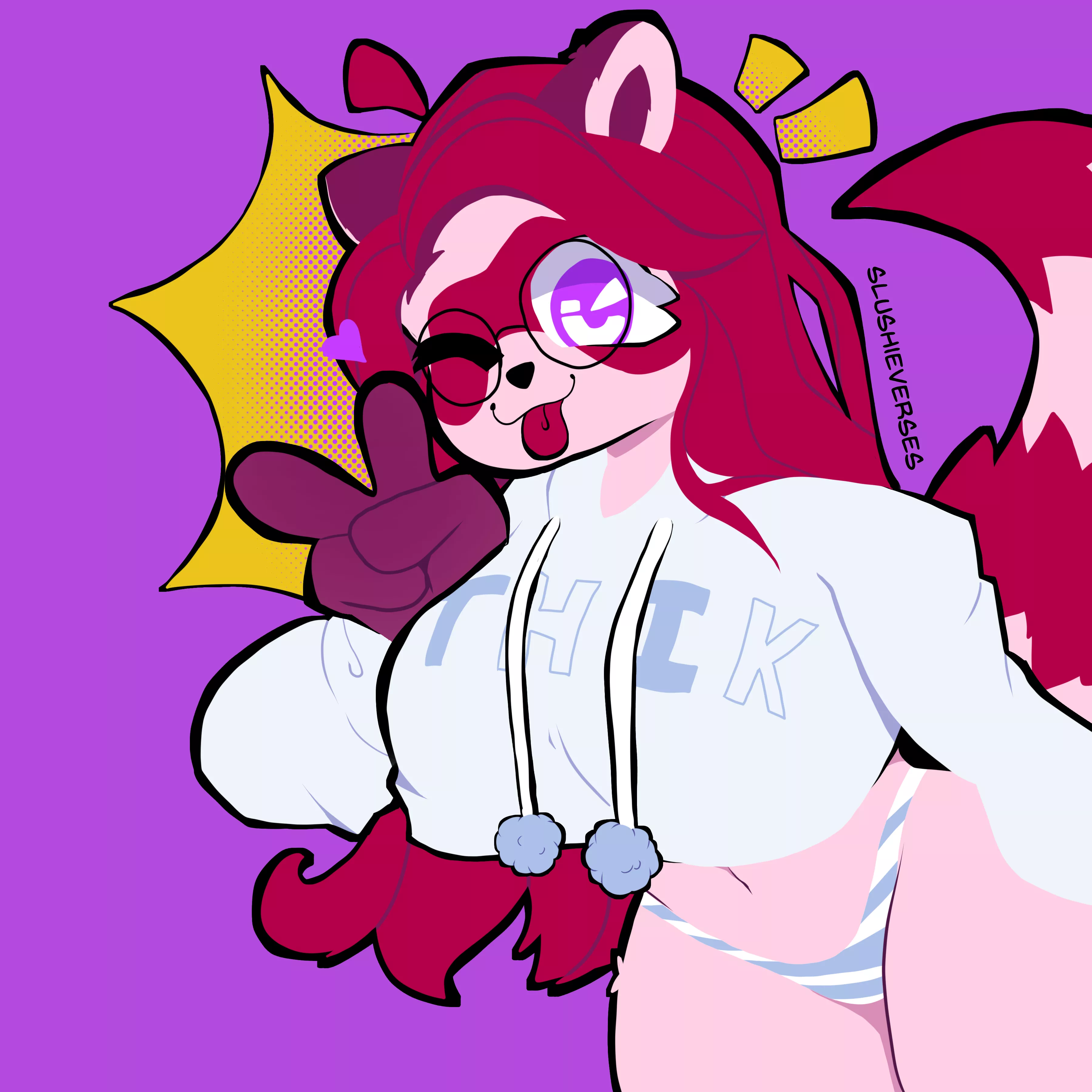 shes a lil' dumb [art by me] :3 posted by Slushieverses