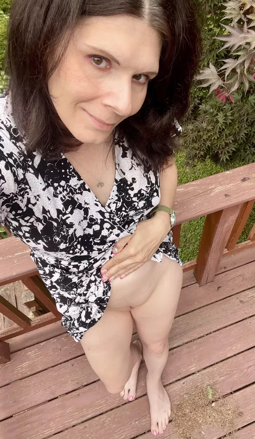 Summertime living is easier without panties (42F)  by TheRealAutumnGoddess