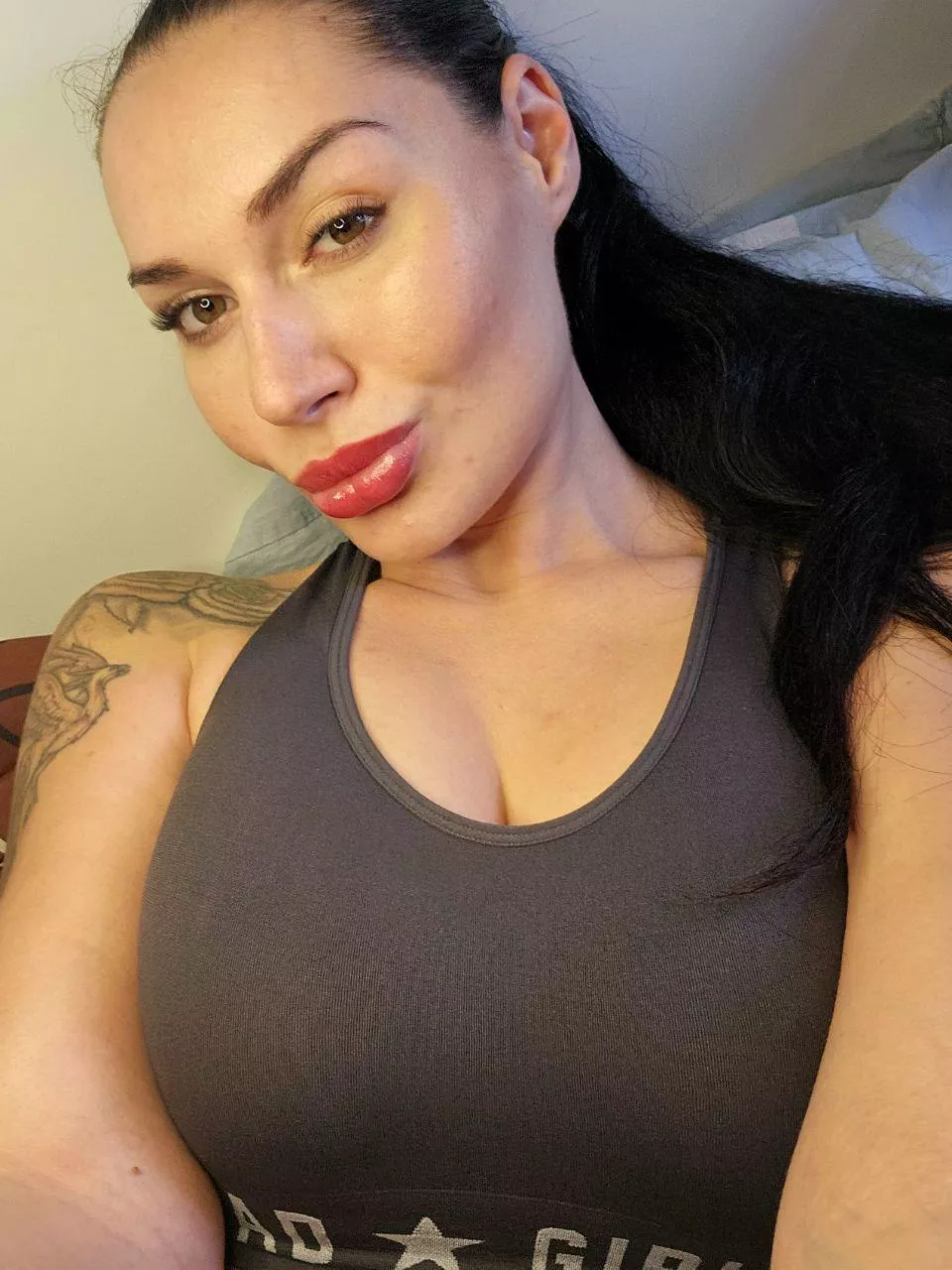 this sports bra is so comfy, only downside is it distracts the guys in the gym posted by FluidClothes7399