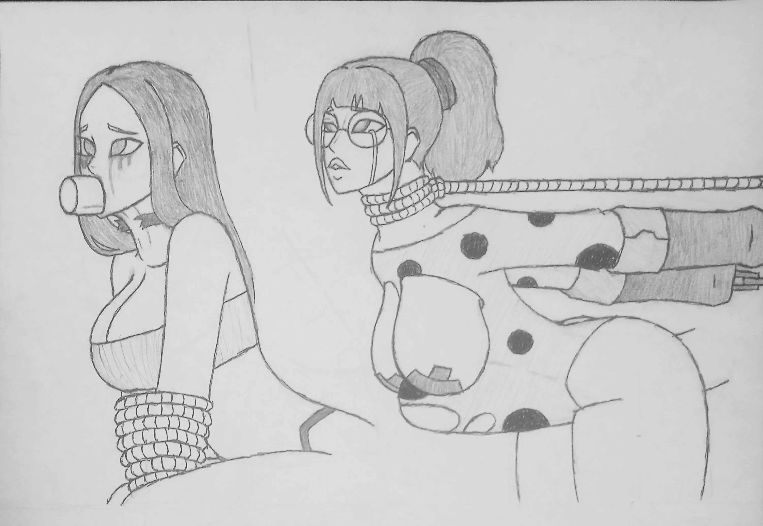 Tied hands and neck (by me) posted by mrman69696