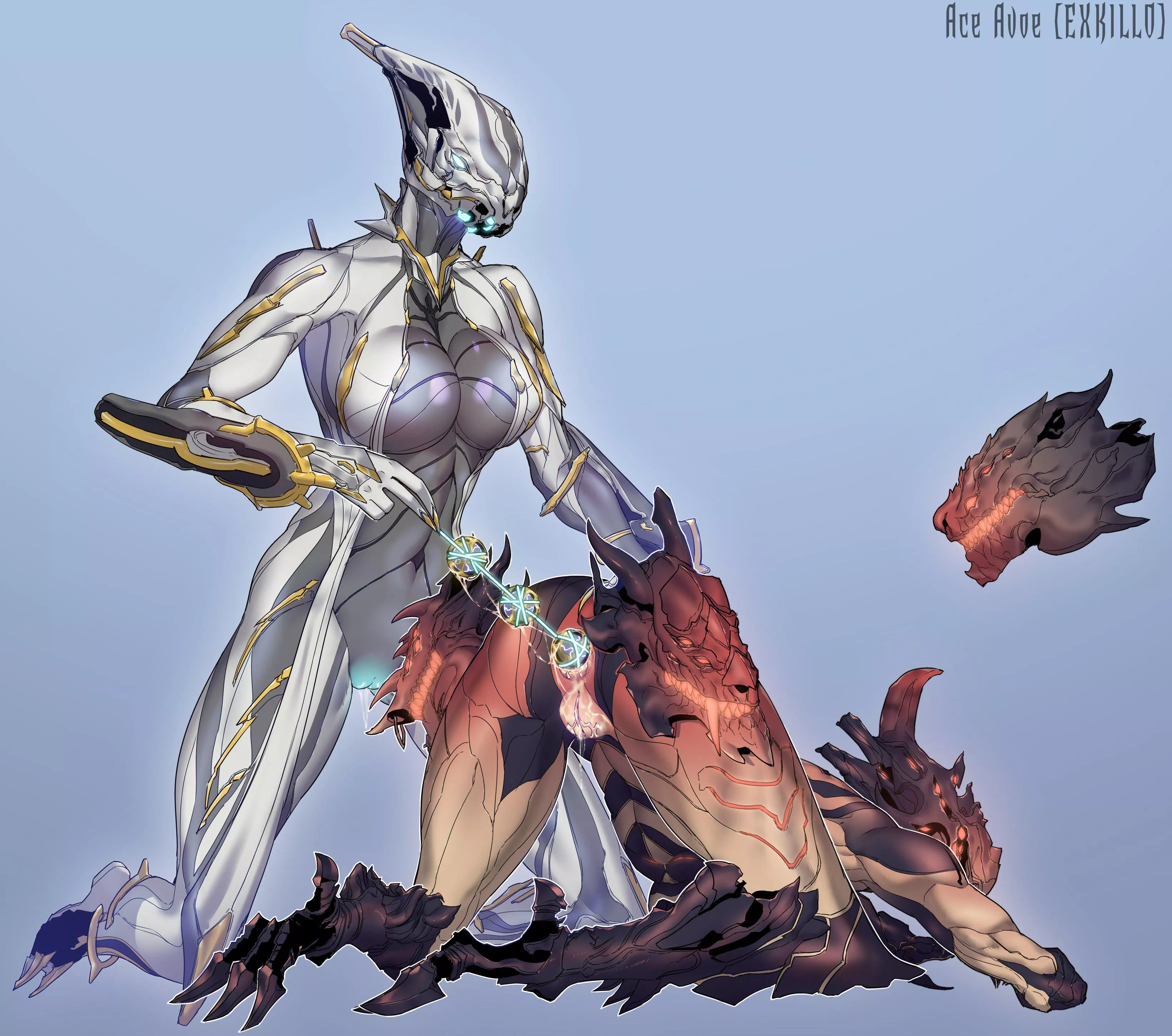 [Valkyr + Voruna] Playing With Endo Anal Beads (AceAvoeExkillo) posted by Darthmufin