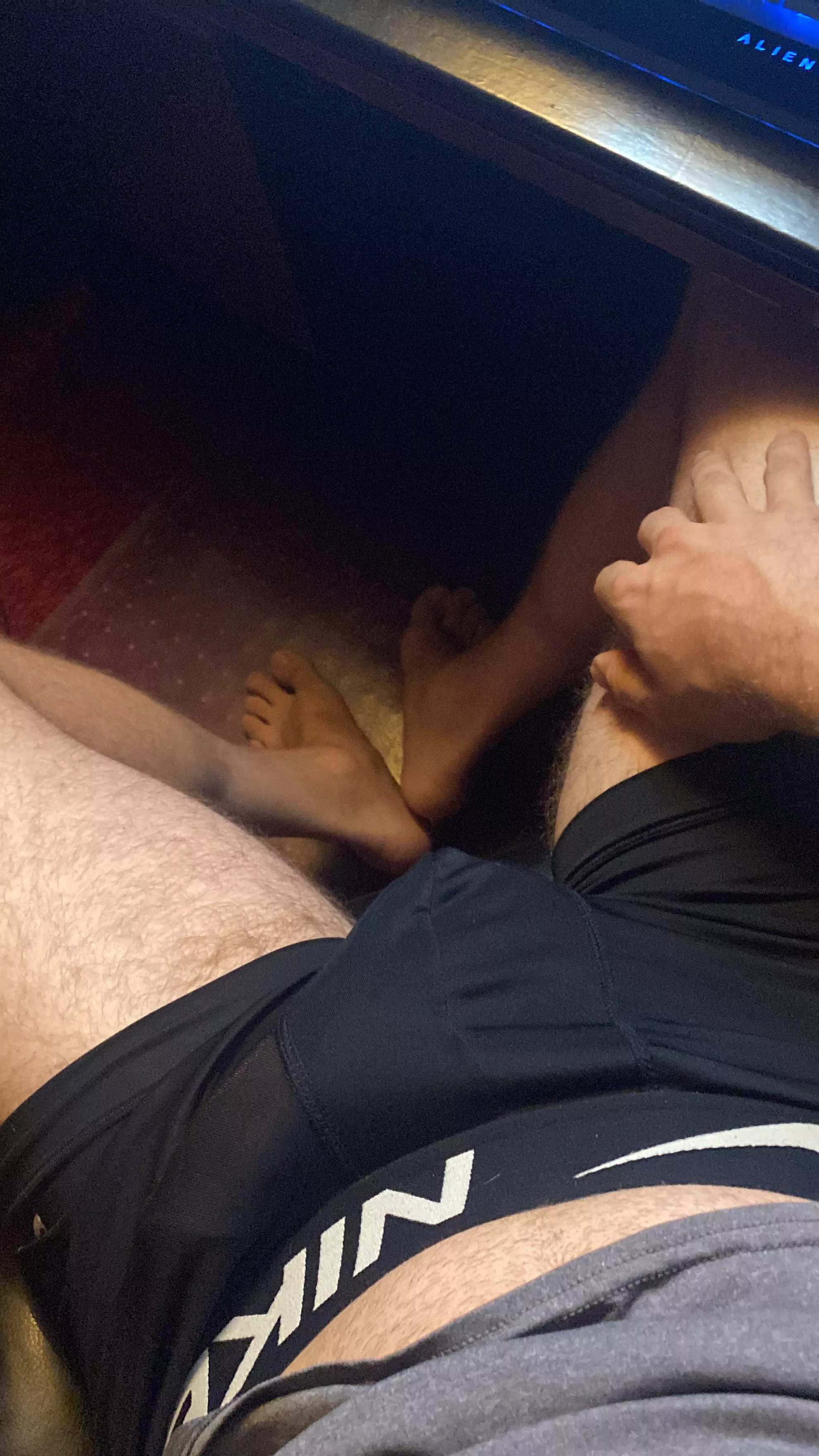 22 Lunch bulge anyone need a snack posted by Unfair-Bother-8452