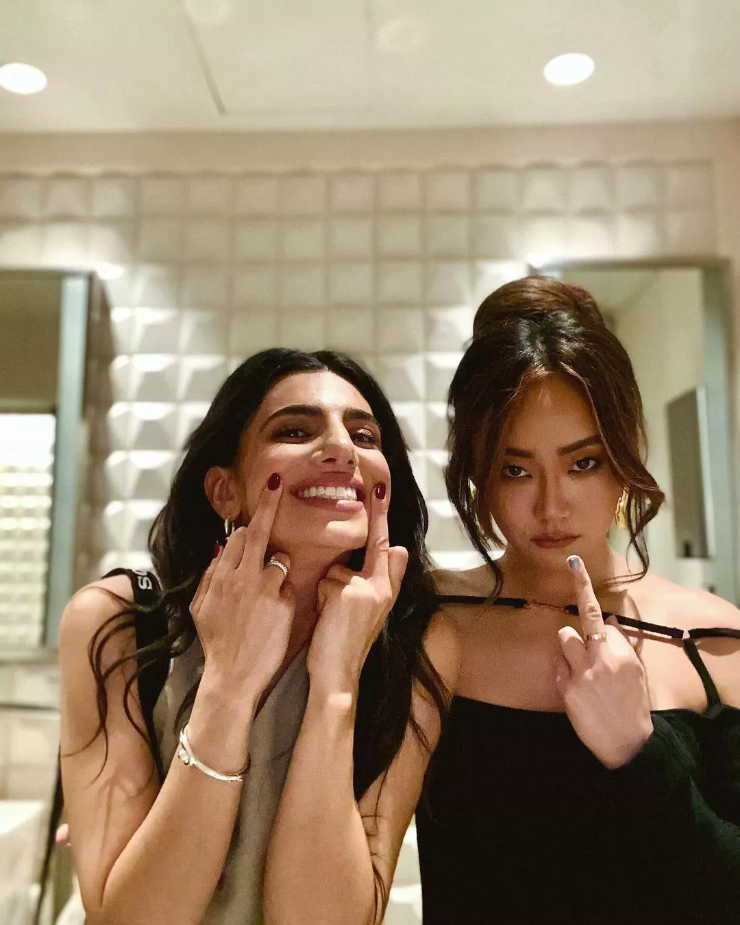 Claudia Doumit & Karen Fukuhara posted by James007BondUK