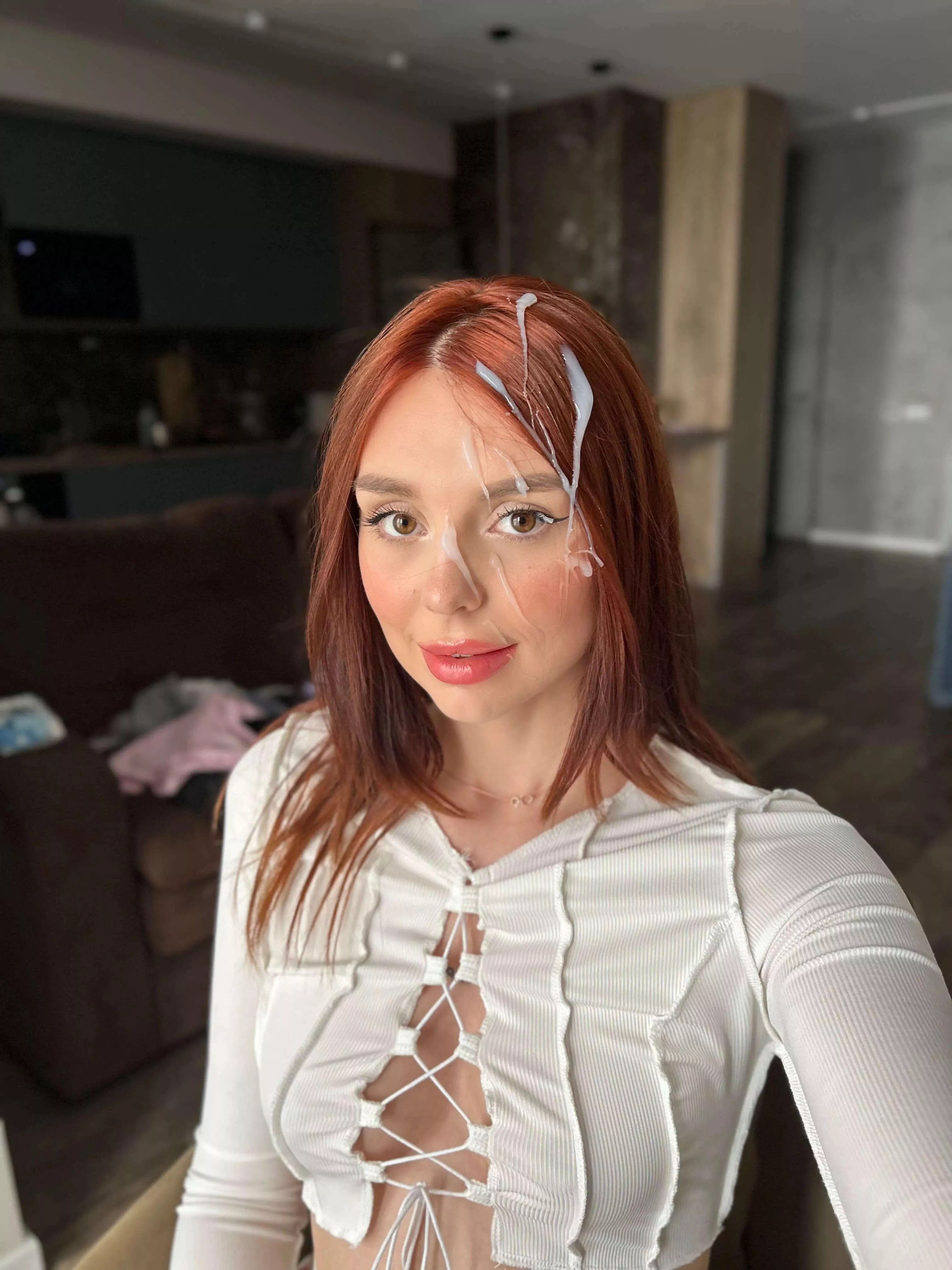 Daddy likes my cum selfie posted by _carlalove_