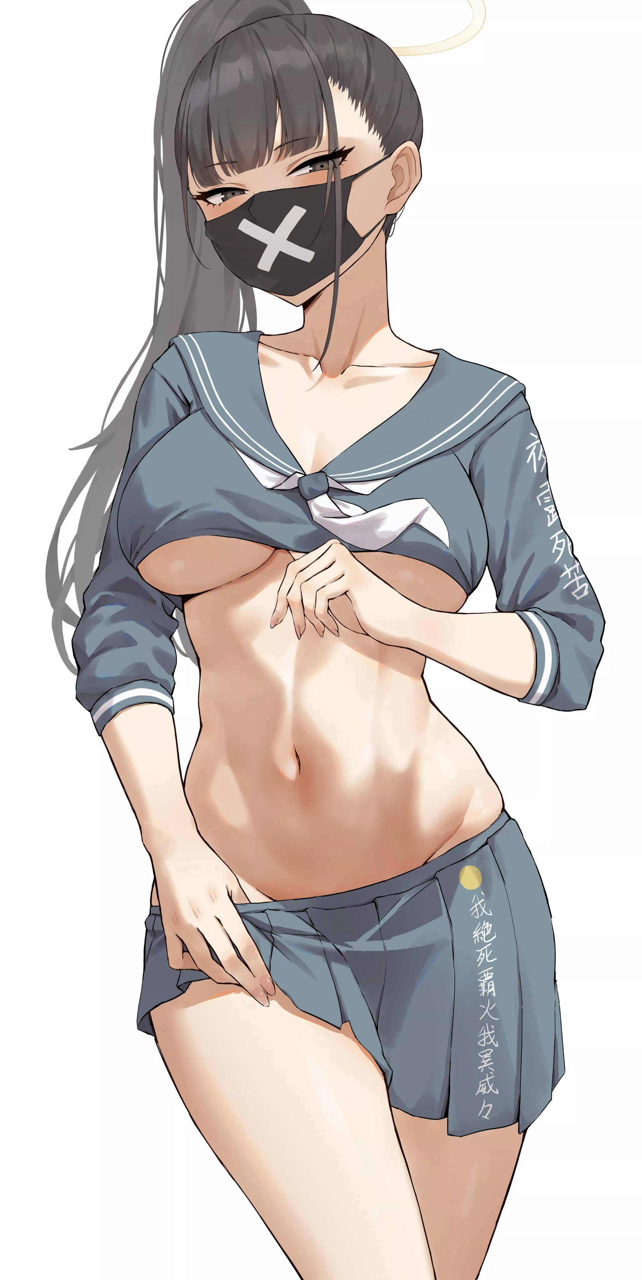 Her uniform seems smaller than I remember (@Yukiaka_) posted by Sensual_Requiem