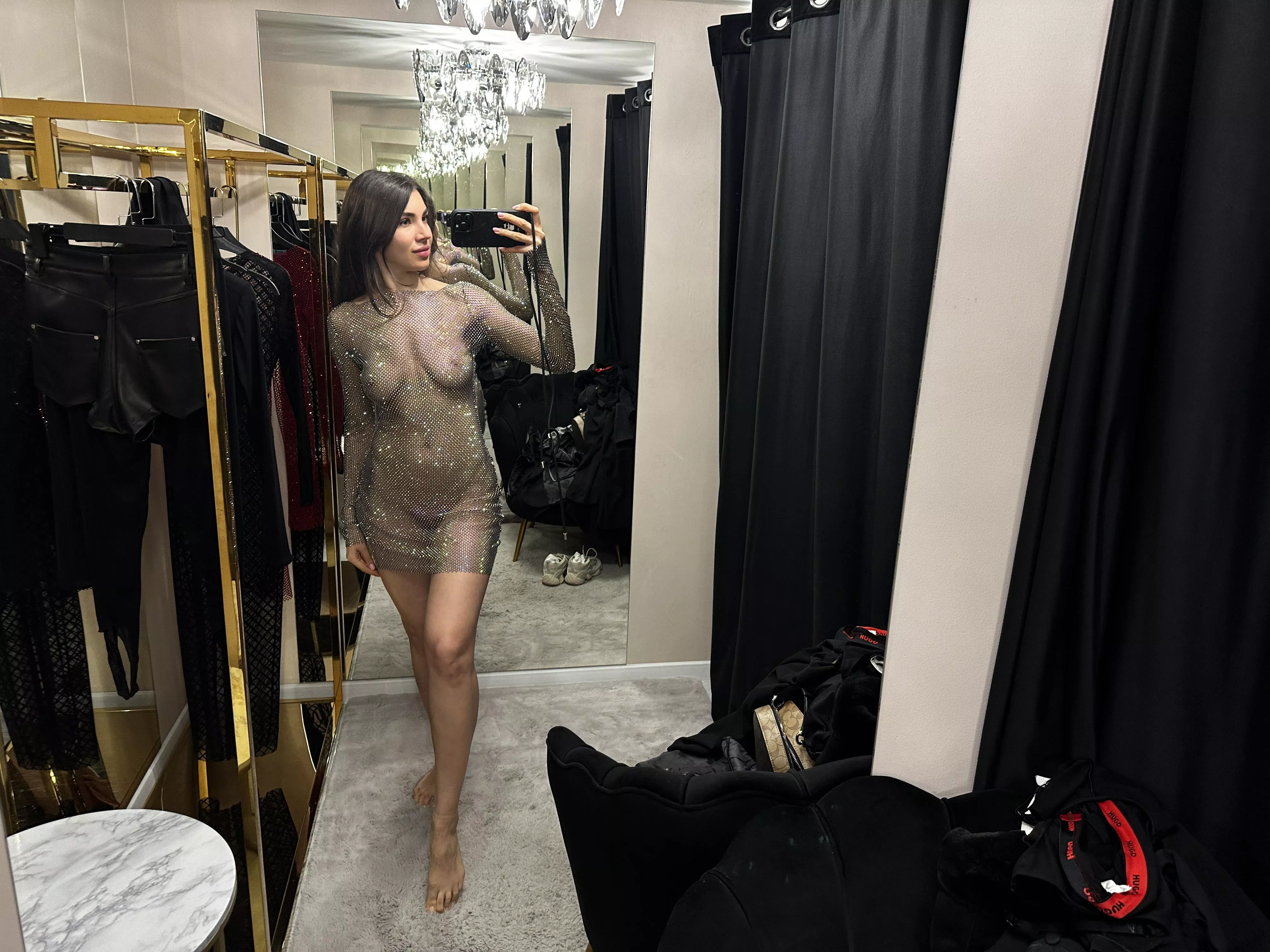 I hope this dress is not too revealing for a date posted by foreverbabbyy