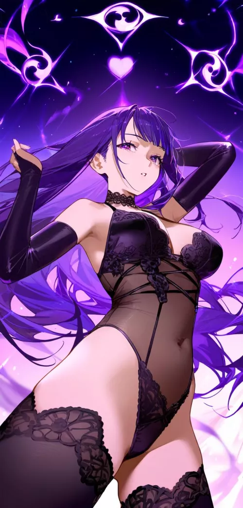 Raiden [Genshin Impact] by CheetahSperm18