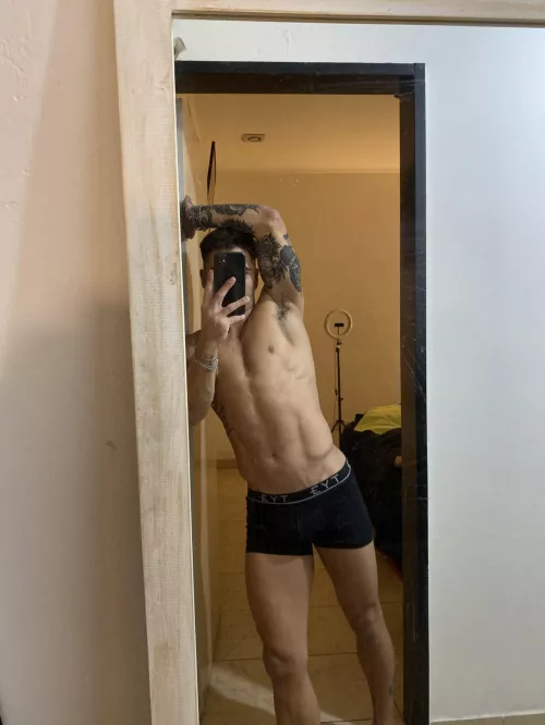 Wanna feel these abs?  by OliverKinggxoxo