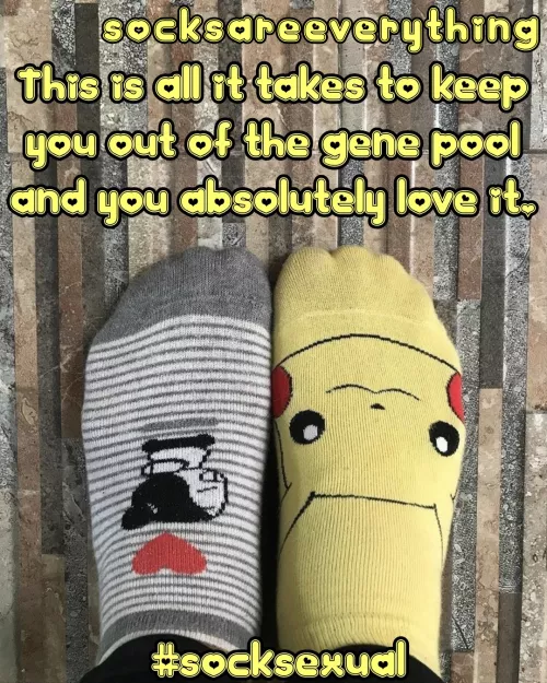All it takes to keep you out of the gene pool and you absolutely love it you stupid socks beta loser!!! by SocksAreEverything