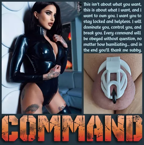 COMMAND [chastity] femdom] [denial] by Teas_Denial