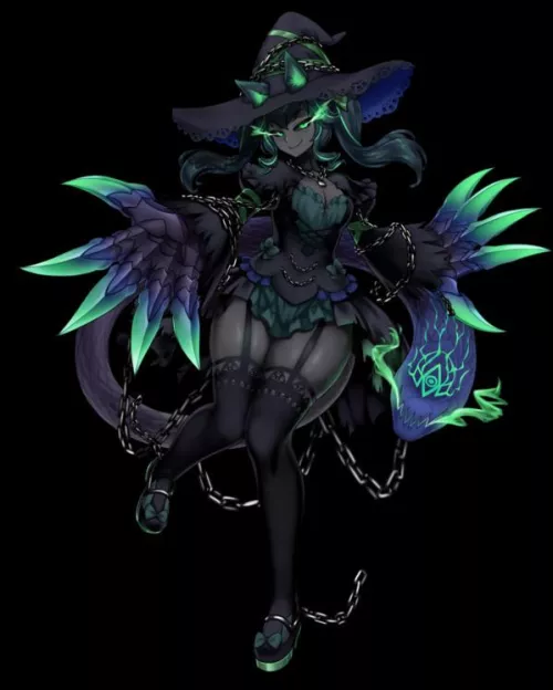 Her spells are worse than the bite. The Hellhound Witch.~ 🦴 by The-Yandere-Conjurer