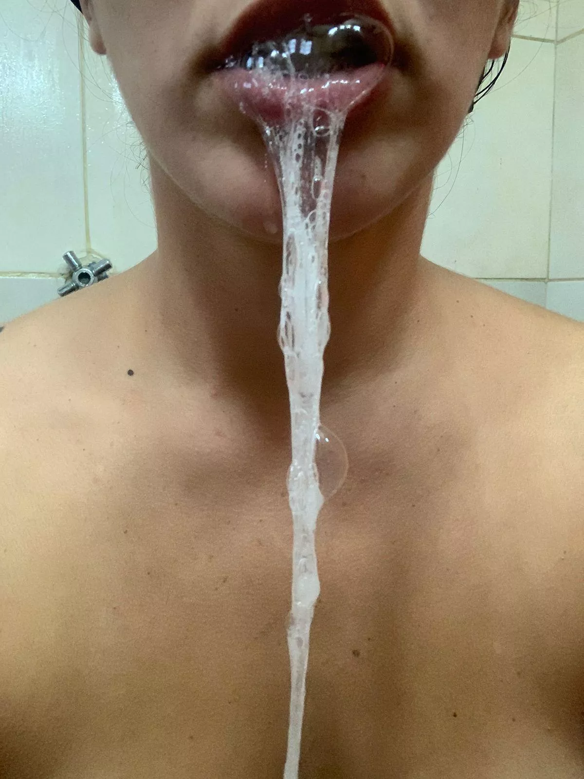 Like this but on top of your face. posted by latin_eva18