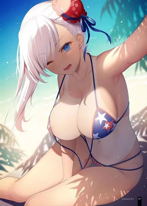 Tanned swimsuit Musashi by marxsander2016
