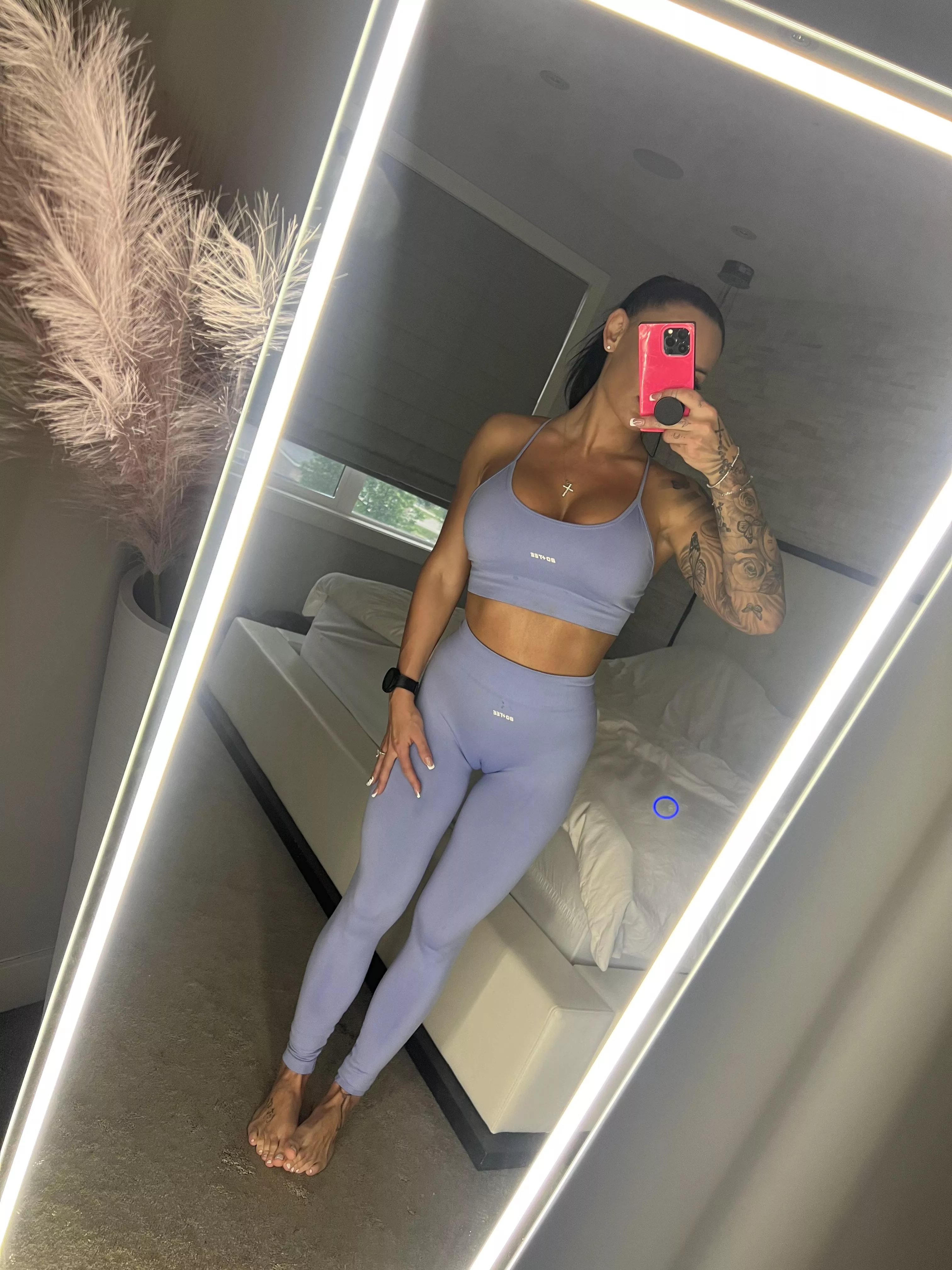 Thoughts on my first ever non nude post to this sub , and yes I never wear panties to the gym  posted by HisExoticVixen